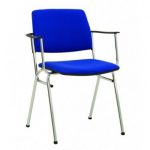 ПОСЕТИТЕЛСКИ СТОЛ ISIT ARM CHROME ДАМАСКА - Image 3