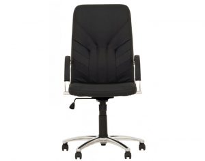 ДИРЕКТОРСКИ СТОЛ MANAGER CHROME ЕСТЕСТВЕНА КОЖА - Image 2