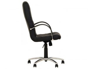 ДИРЕКТОРСКИ СТОЛ MANAGER CHROME ЕСТЕСТВЕНА КОЖА - Image 3