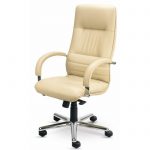 ДИРЕКТОРСКИ СТОЛ LINEA STEEL КРЕМ - Image 3