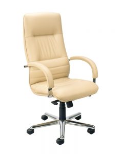 ДИРЕКТОРСКИ СТОЛ LINEA STEEL КРЕМ - Image 2