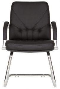 ПОСЕТИТЕЛСКИ СТОЛ MANAGER STEEL ЕСТЕСТВЕНА КОЖА - Image 4