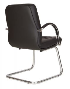 ПОСЕТИТЕЛСКИ СТОЛ MANAGER STEEL ЕСТЕСТВЕНА КОЖА - Image 3