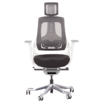 ЕРГОНОМИЧЕН СТОЛ AMBRA -ЧЕРЕН/БЯЛ - Image 2