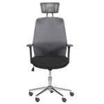 РАБОТЕН СТОЛ 7535  CHROME ТЪМНО СИВ - Image 2