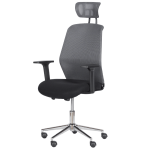 РАБОТЕН СТОЛ 7535  CHROME ТЪМНО СИВ - Image 4