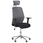 РАБОТЕН СТОЛ 7535  CHROME ТЪМНО СИВ