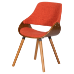 ТРАПЕЗЕН СТОЛ 9973 ОРЕХ-ОРАНЖЕВ - Image 3