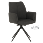 ТРАПЕЗЕН СТОЛ COMO - ТЪМНО СИВ