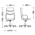ДИРЕКТОРСКИ СТОЛ MINISTER - Image 4