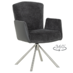 ТРАПЕЗЕН СТОЛ SINDI - ГРАФИТ