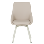 ТРАПЕЗЕН СТОЛ WIGAN  КОЖА - СВЕТЛО СИВ - Image 2