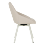 ТРАПЕЗЕН СТОЛ WIGAN  КОЖА - СВЕТЛО СИВ - Image 4