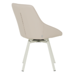 ТРАПЕЗЕН СТОЛ WIGAN  КОЖА - СВЕТЛО СИВ - Image 5