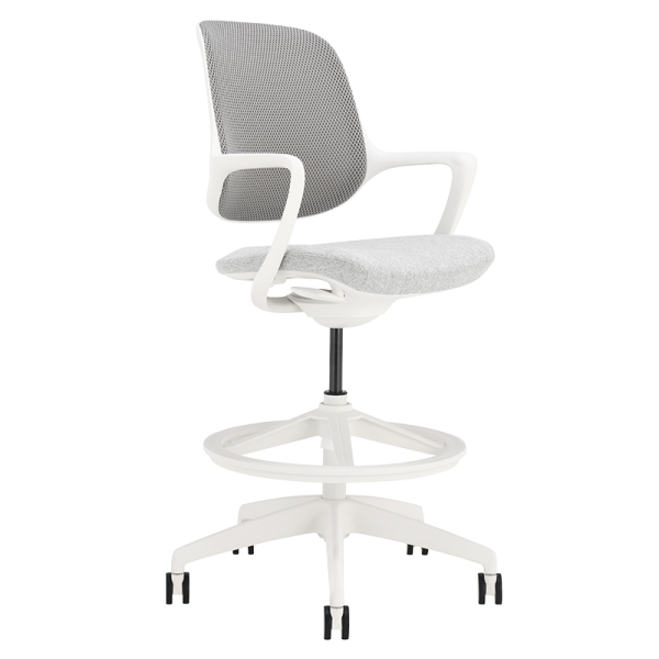 DAVOS 5 ВИСОК РАБОТЕН СТОЛ DAVOS - СИВ - Image 1